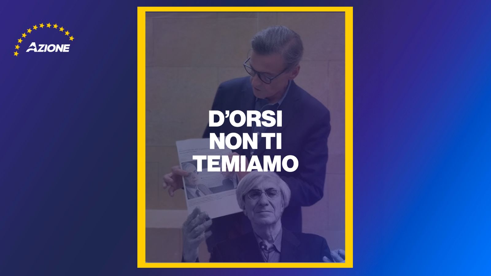 D’Orsi non ti temiamo